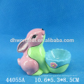 Popular colorful ceramic easter egg cup with white dot